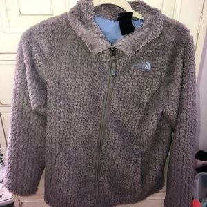 North face girls gray jacket